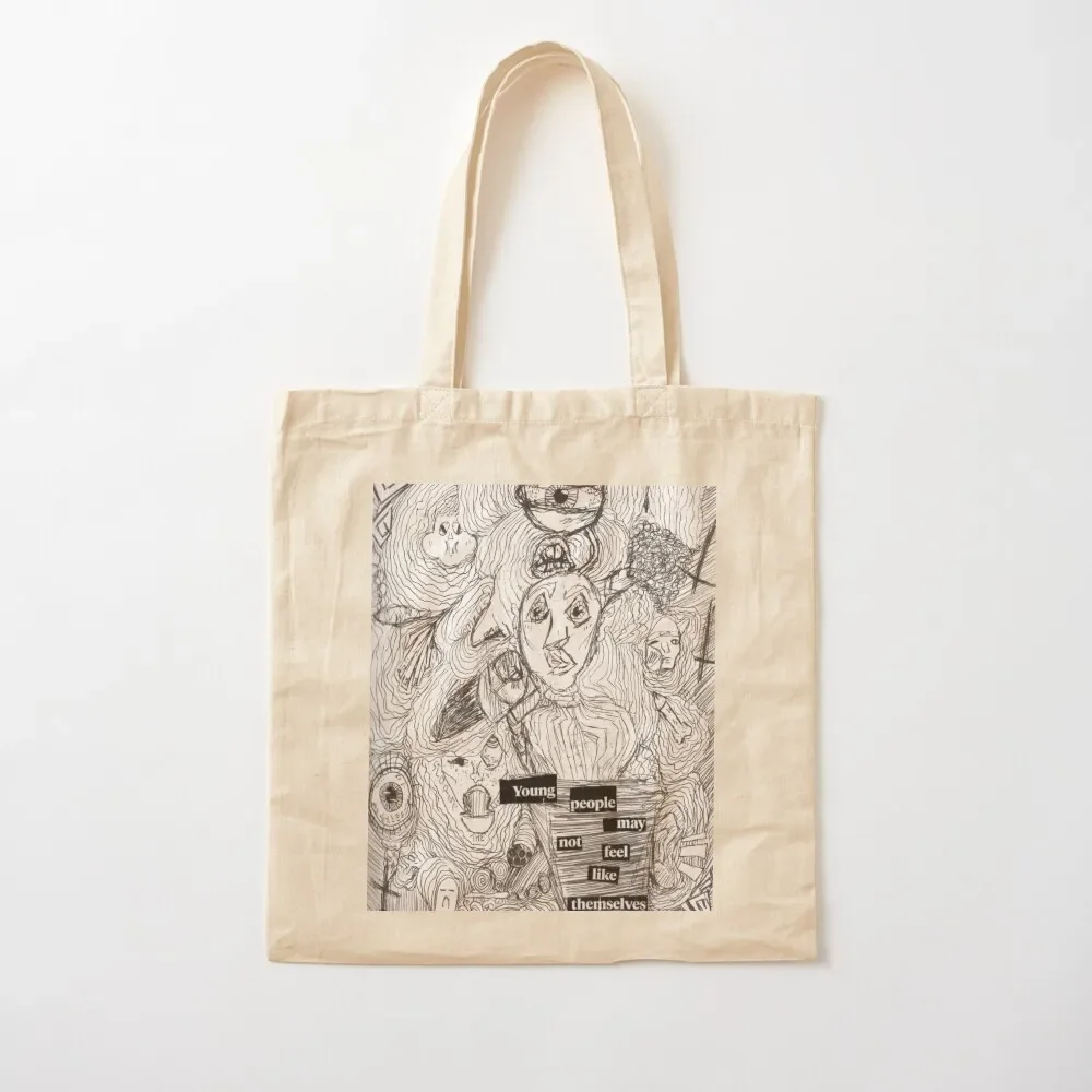 

young.people Tote Bag canvas shopping bag ecological bags Tote Bag