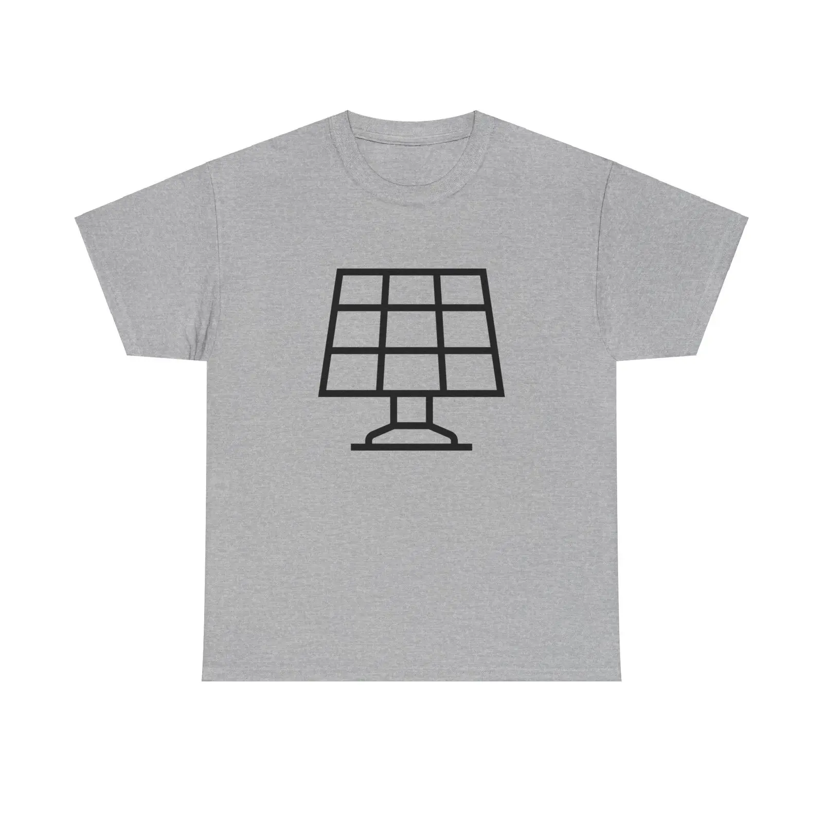 Simple Solar Panel Graphic T-Shirt - trendy school climate renewable tech energy