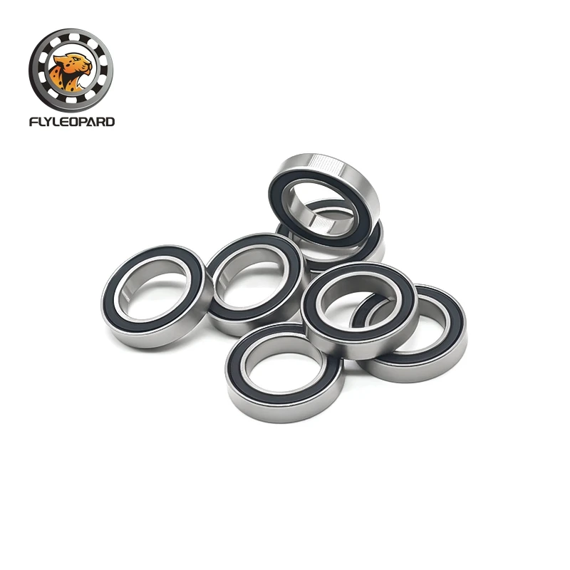 1pcs S6802-2RS 15x24x5 mm 440C Stainless Steel Thin Wall Deep Groove Ball Bearing S6802RS S61802-2RS ABEC-7
