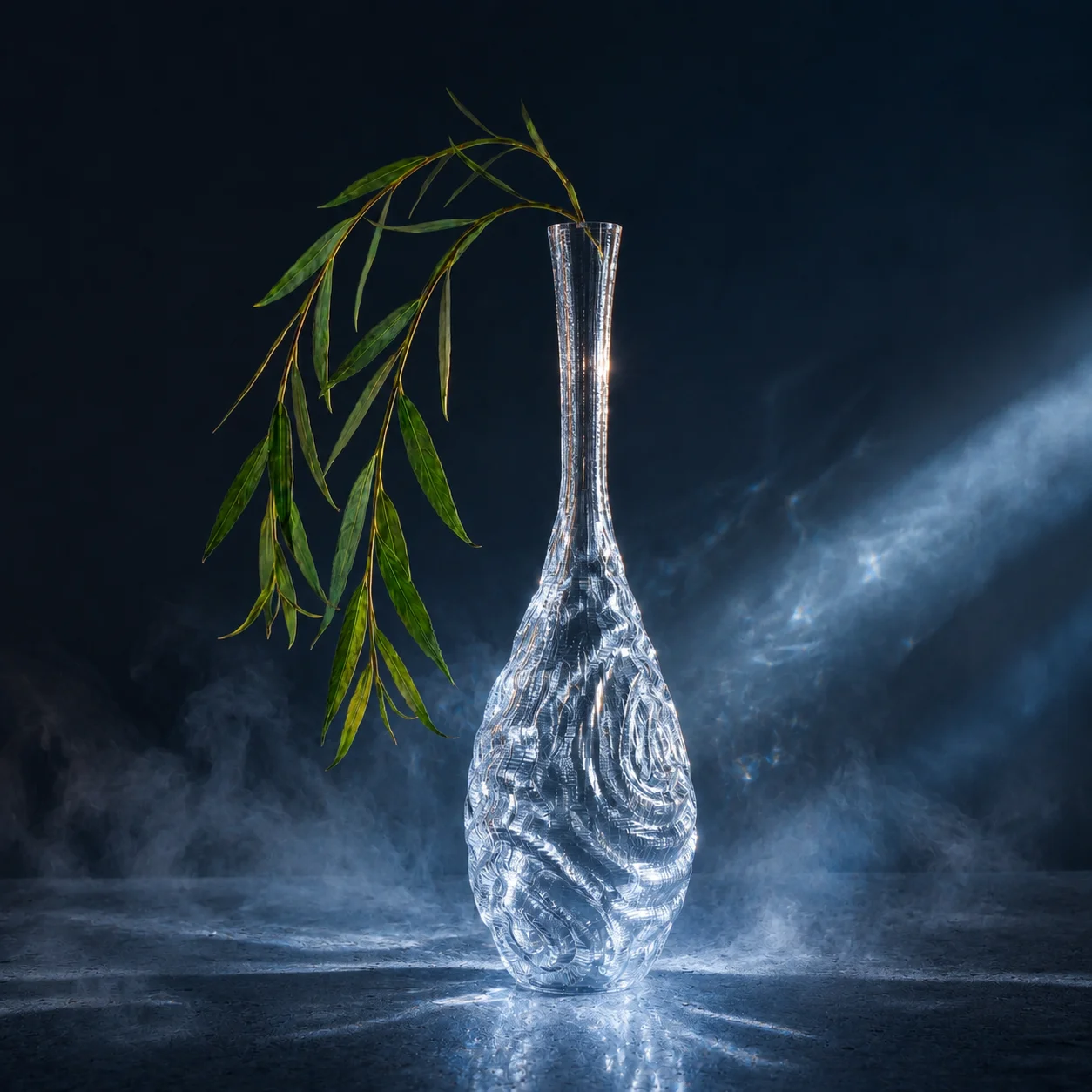 1PC Water Ripple Plastic Vase Wave Flower Pot Arrangement Modern Nordic Style Home Living Room Desktop Decoration Ornament