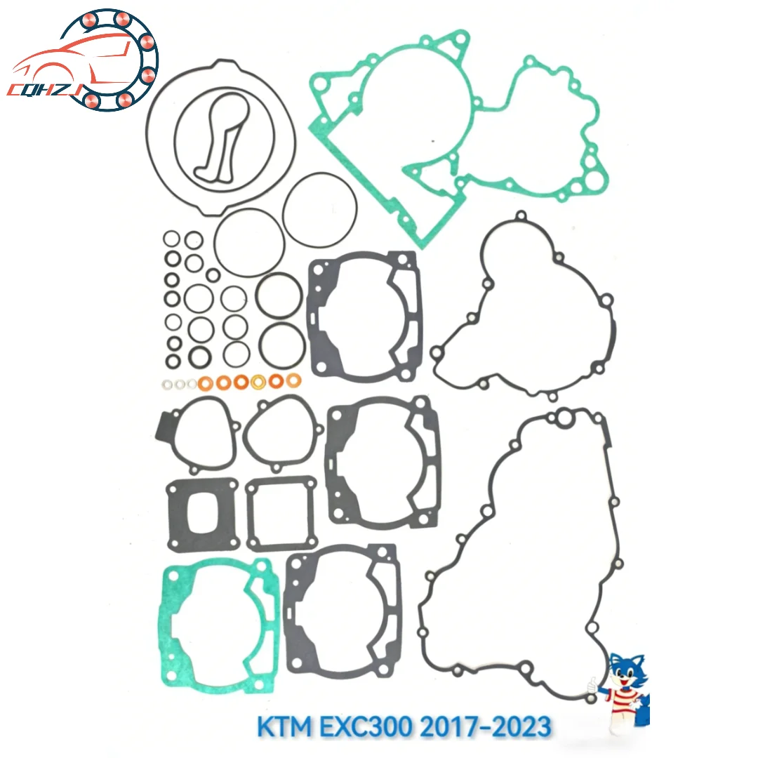 

CQHZJ Motorcycle Complete Cylinder Gasket Kit For KTM EXC 300 XC XC-W XCW 300XC 300XCW EXC300 2017 2018 2019 2020 2021 2022 2023