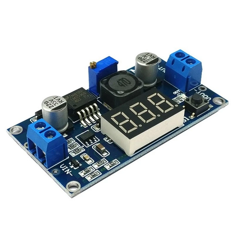 FOR LM2596 DC-DC adjustable step-down module with digital voltmeter display LM2596S regulated voltage