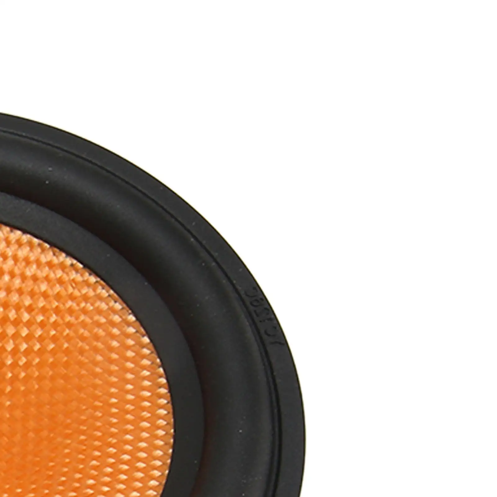 Cone de alto-falante subwoofer de 5 polegadas com surround de borracha - Tambor, diâmetro interno de 1 polegada, diâmetro externo de 5 polegadas