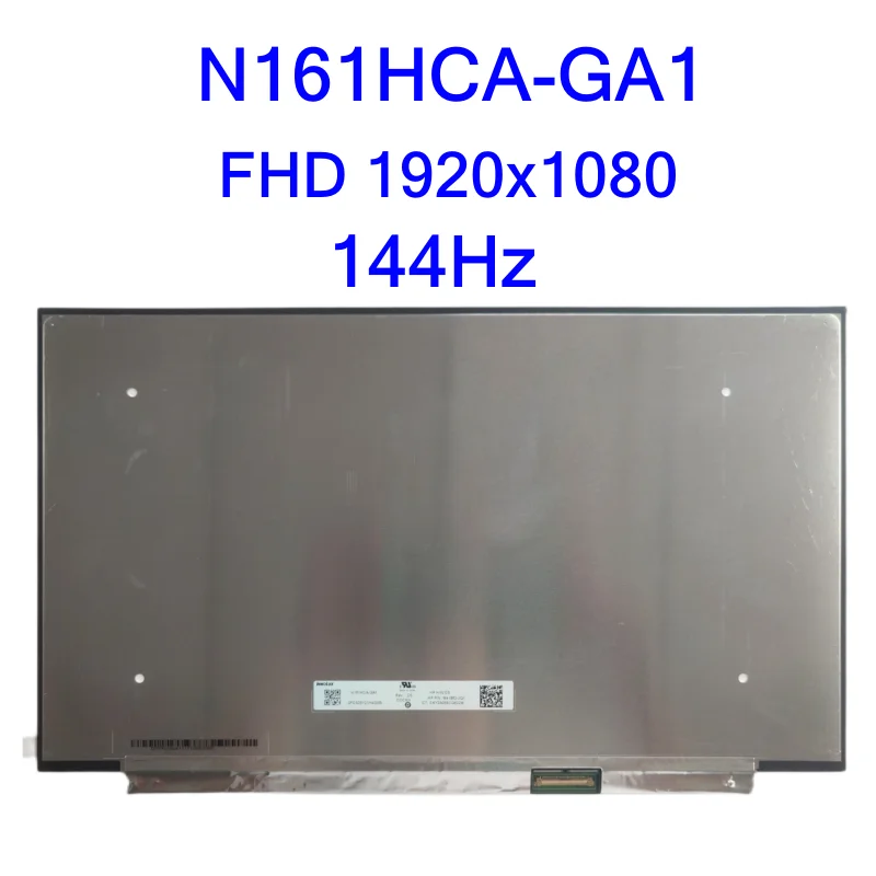 

16.1-inch 144Hz Laptop LCD Screen N161HCA-GA1 NV161FHM-NY1 NV161FHM NX1/NX2/NH1 LED Matrix Display Panel FHD1920x1080 40pin eDP