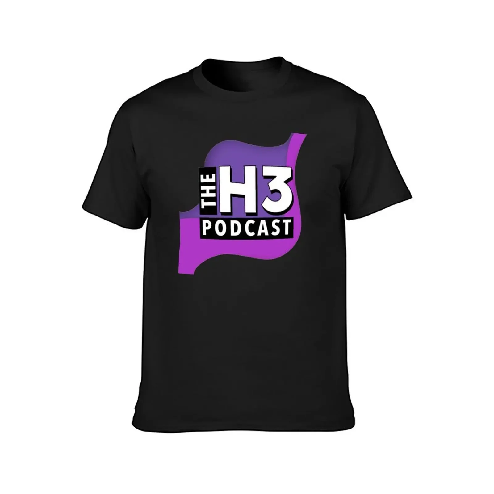 H3 Podcast T-Shirt boys animal print blacks graphic t shirt vintage mens graphic t-shirts pack