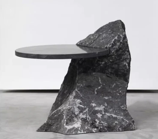 With Stainless Steel Frame Foldable Semi Sphere Base for Home Use in Living Room Furniture Modern Design Marble Coffee Tables