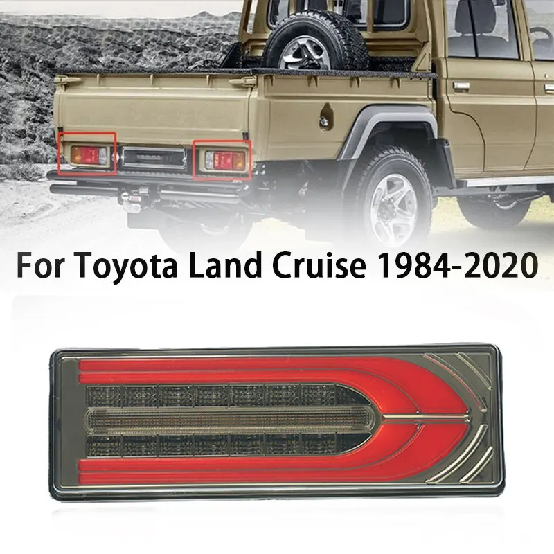 Taillight For Toyota Land Cruiser 2Door Pickup LC7 series LED DRL Running Turn Signal Brake Parking Tail Lights Auto Accessaries