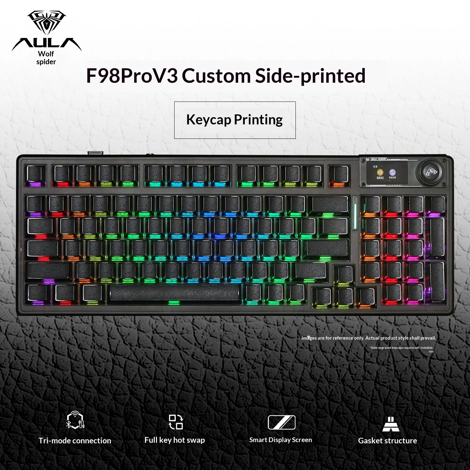 AULA F98 Pro V3 メカニカルキーボード カスタムRGBバックライト