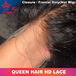Invisible HD Lace Closures 5x5 Lace Closure Brazilian Body Wave Virgin Human Raw Hair Melt Skins 4X4 13X4 Lace Frontal