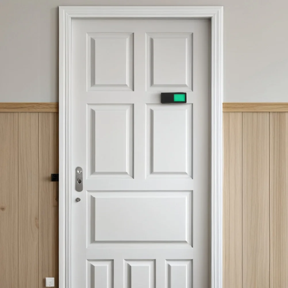 

2Pcs Signboard Office Restroom Conference Room Do Not Disturb Vacant Occupied Sliding Door Indicator Self Adhesive Privacy Sign