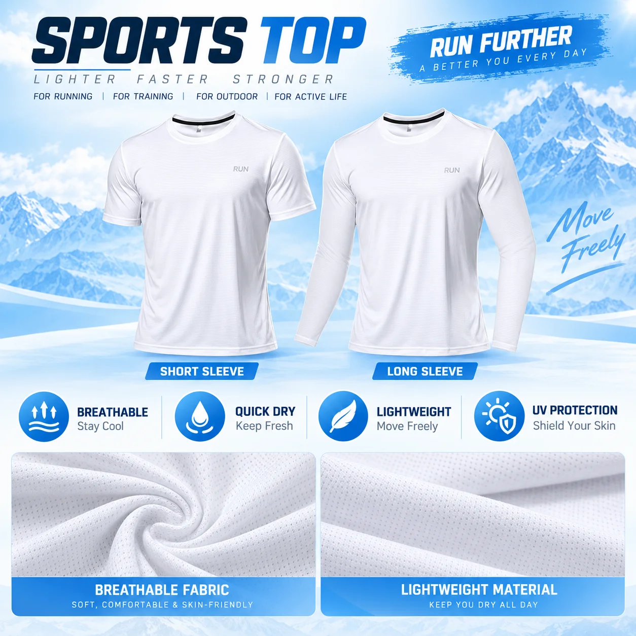 Quick Dry Lightweight Tops Men - огляд і ціна Running Gear Long Sleeve