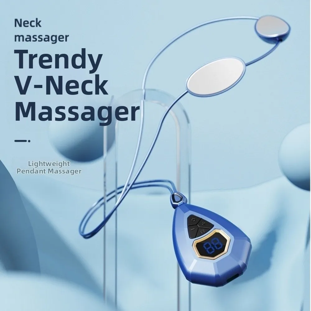 

Heat Function Neck Massager Cervical Support Hanging Neck Smart Cervical Massager Lightweight Digital Display Cervical Massager