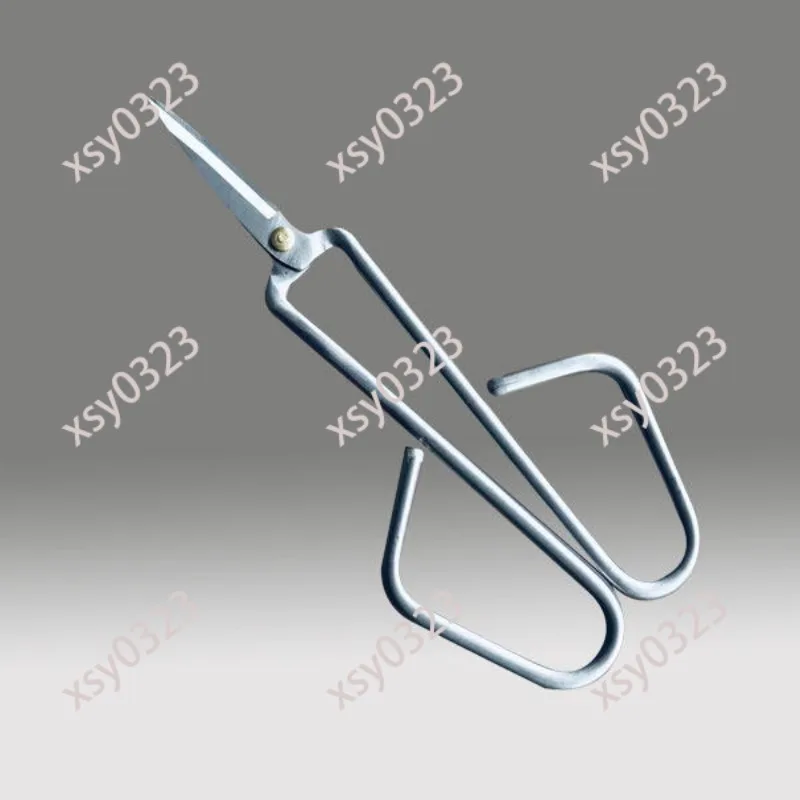 Lampworking Precision Scissors, Pointed Mouth K-type Bubble Diamond Scissors, Duckbill Trimming Tool for Glass Craft