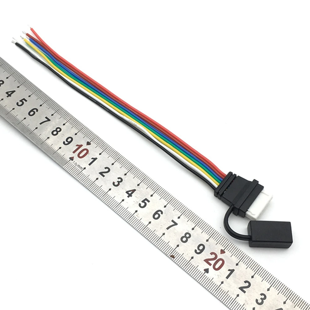 5PCS RC Aircraft 6S Balance Head with Cap Extension Charging Cable Lead Cord 10Cm DIY for Li Po Battery