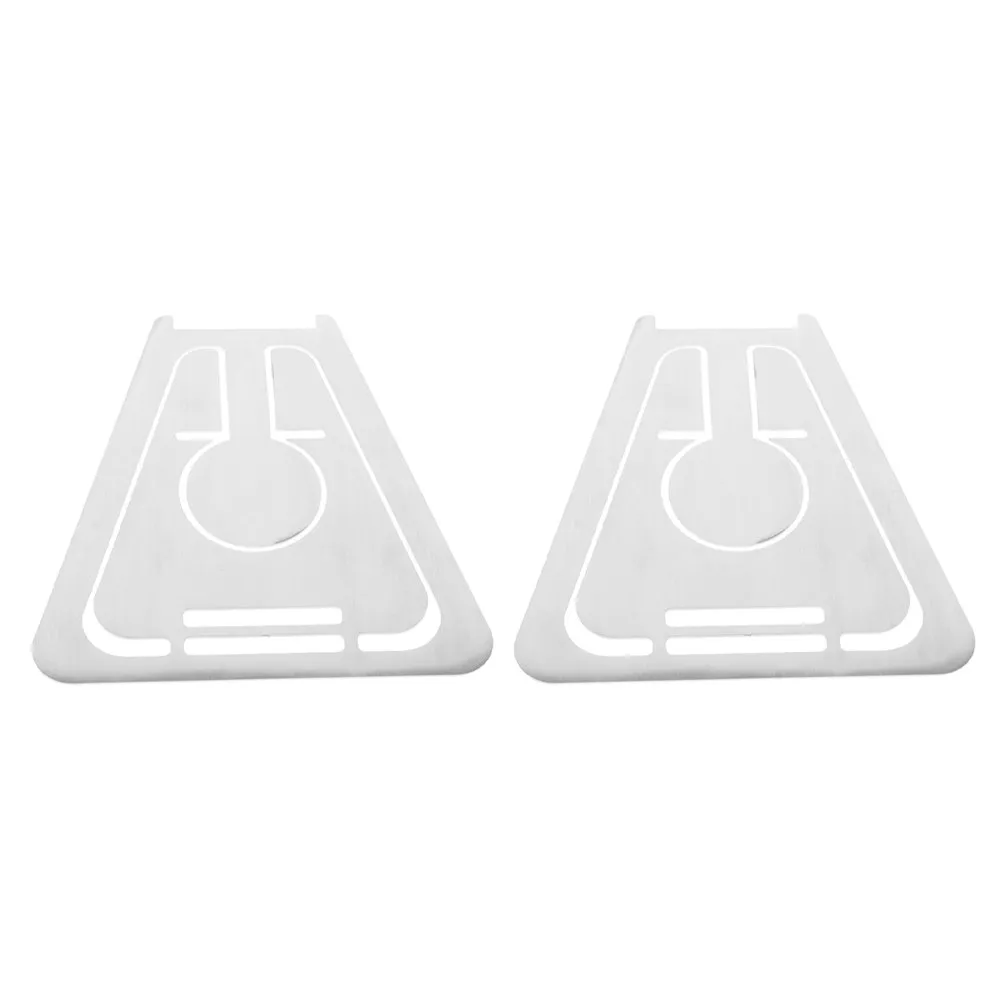 2Pcs Heavy Duty Stainless Steel Medal Rack Wall Shelf Tabletop Medal Display Stand for Competition Awards Collection Decorative
