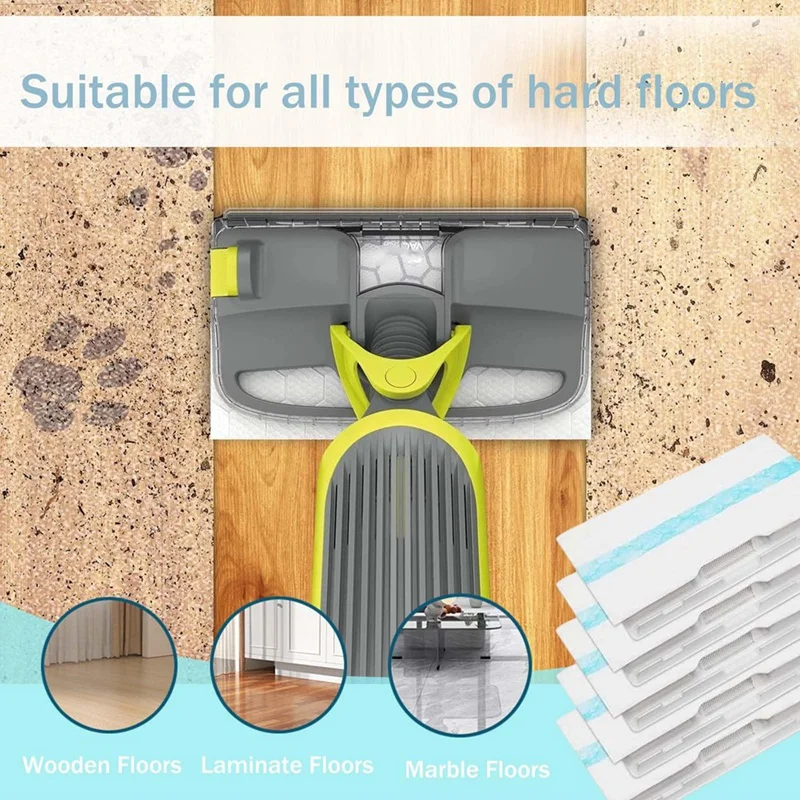 18 حزمة لـ VACMOP Pro استبدال وسادة الممسحة لـ VACMOP Pro VM250 VM251 VM252 VM200 VC205 QM250 VM190 VM200P12-A69M