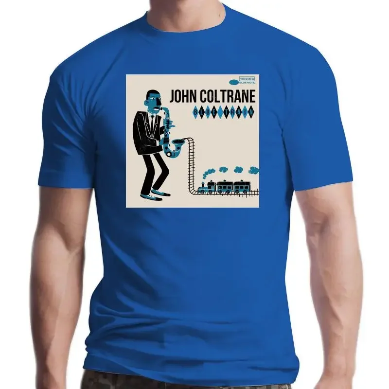 Jazz Music John New Jazz Coltrane - Blue Train T Shirt Blue Train Train Jazz Sax Saxophone