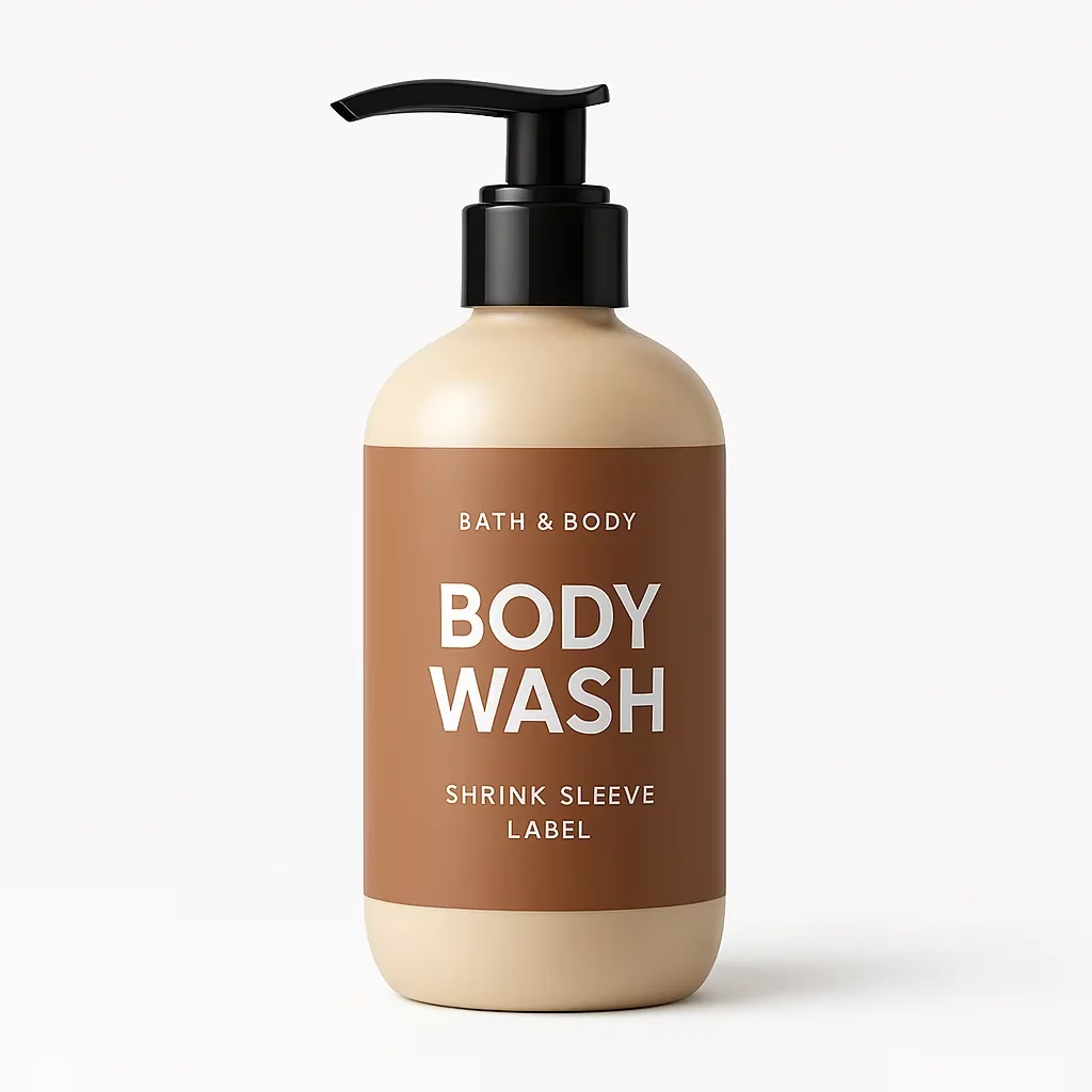 Custom Cosmetic Shrink Sleeve Labels | 360° Full-Color High-Resolution Printing | Waterproof Sleeves
