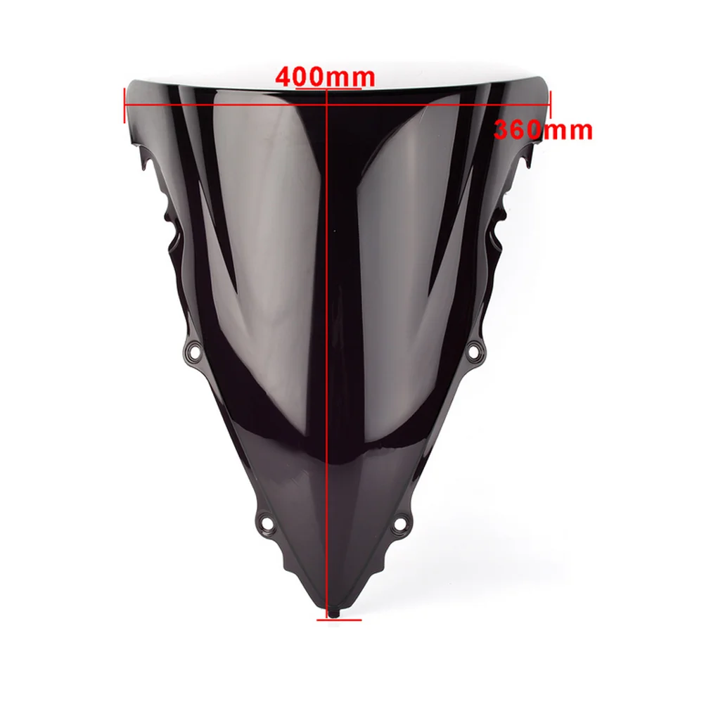 Deflector de parabrisas de doble burbuja para motocicleta, Protector de parabrisas para Yamaha YZF R6, 600, 2003, 2004, 2005, YZFR6, YZF-R6