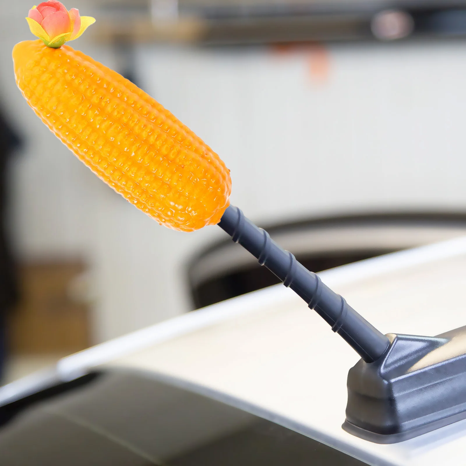 

Car Antenna Topper Cute Corn Design Funny Cartoon Vehicle Hood Ornament Exterior Decoration Accessories