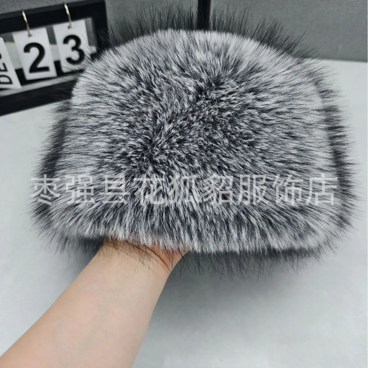 

Hat Frost Warm Mink Fox Fur Grass Fairy Hat Princess Hat Tibetan Plush Hat White Haired Winter 4m998