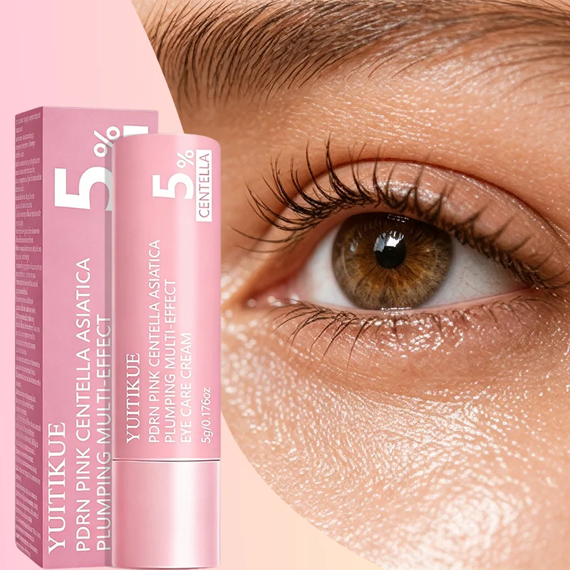 5% Centella Plumping Eye Cream Stick 5g YUITIKUE PDRN Hydrating Serum Even Tone Nourishing Under Eye Daily Skin Care