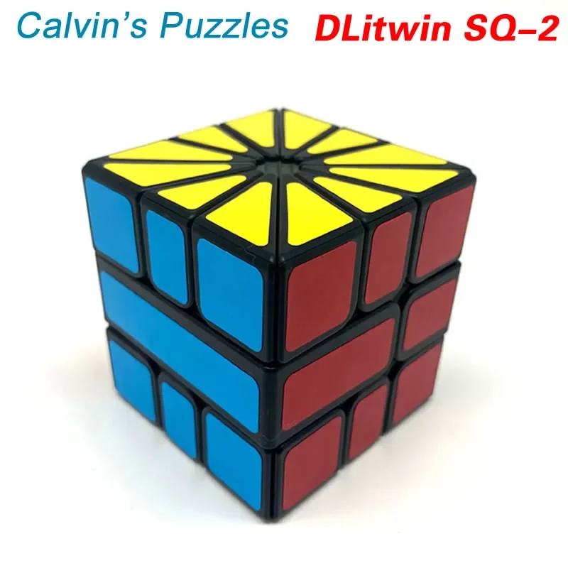 Mới DLitwin Vuông-2 SQ-2 Khối Của Calvin Ghép Hình SQ2 Neo Chuyên Nghiệp Tốc Độ Twisty Xếp Hình Trí Não teaser Đồ Chơi Giáo Dục