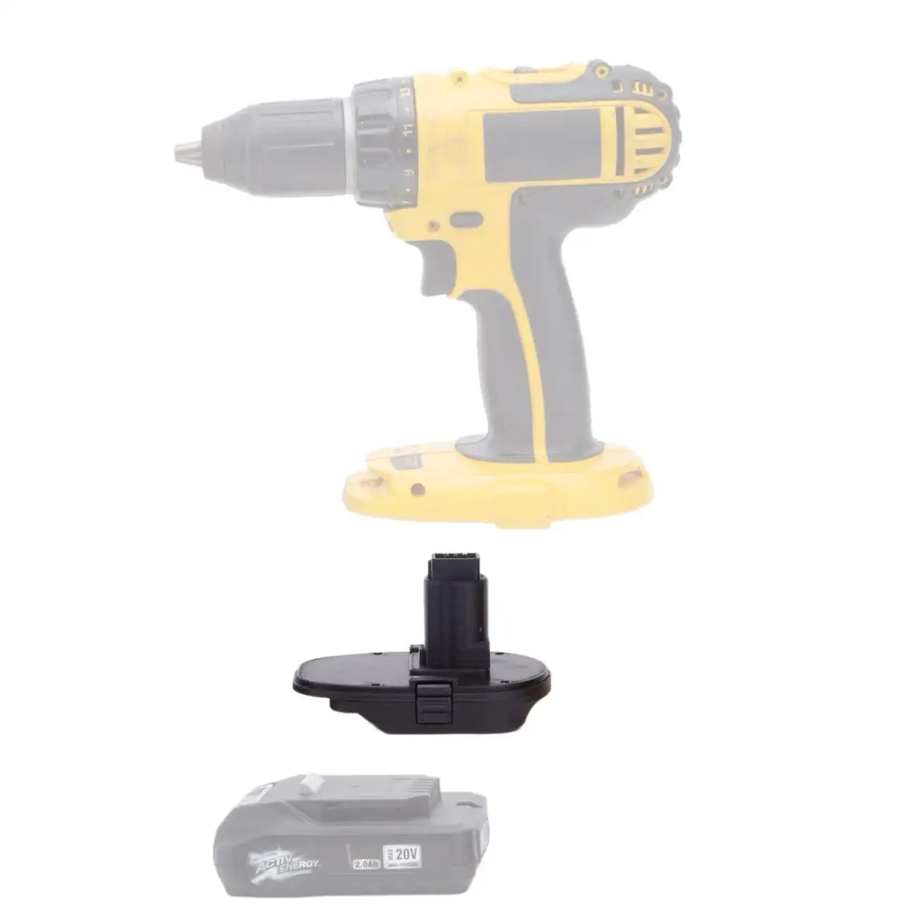 

Адаптер аккумуляторной батареи преобразователя для Aldi Ferrex Activ Energy 20 В, литий-деальт, 18 В, Ni-Cd, Ni-Mh, электродрели (без аккумулятора)