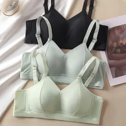 Wireless Push Up Bras For Women Seamless Underwear Breathable Pads Bralette No Steel Ring Fitness Underwear Solid Sexy Lingerie