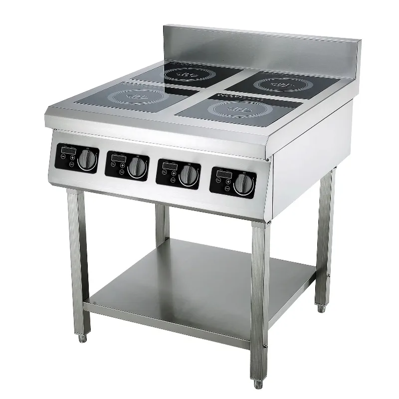 

Europe's popular free-standing 4-burner electric induction furnace, four-plate large vertical cooker