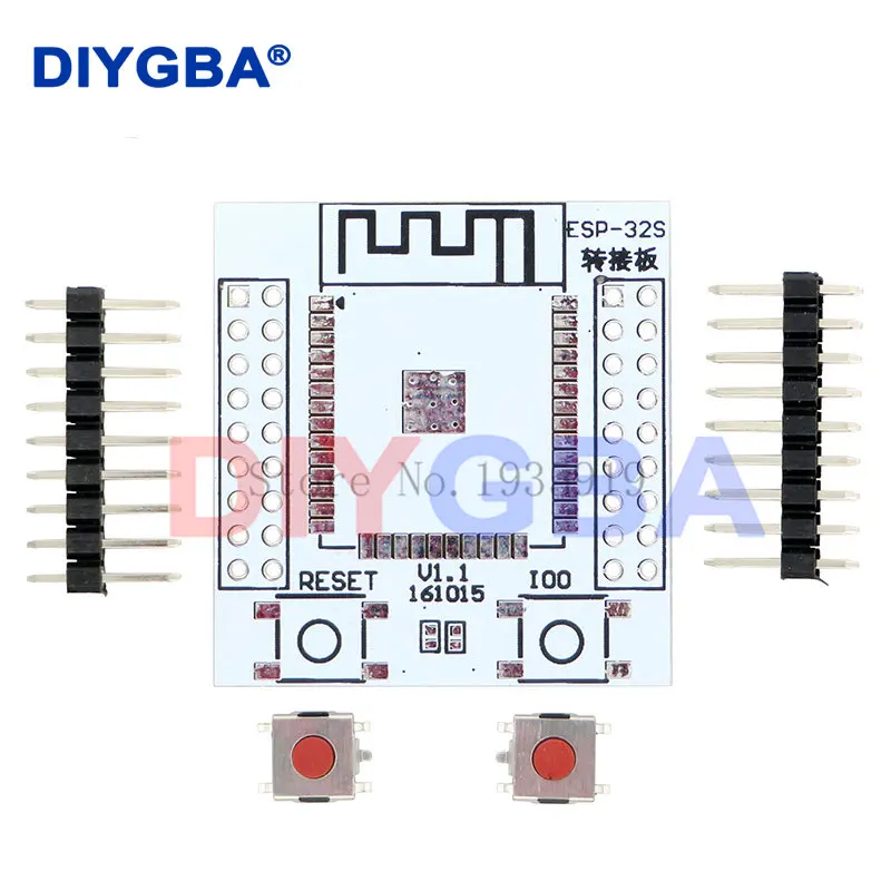 ESP-32S ESP-WROOM-32 ESP32 ESP-32 Bluetooth and WIFI Dual Core CPU with Low Power Consumption MCU ESP-32 +ESP-32S Adapter Board