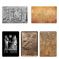 anunnaki sumerian Metal Plaque Classic Vintage Iron  Vintage Cinema Tin Sign Poster