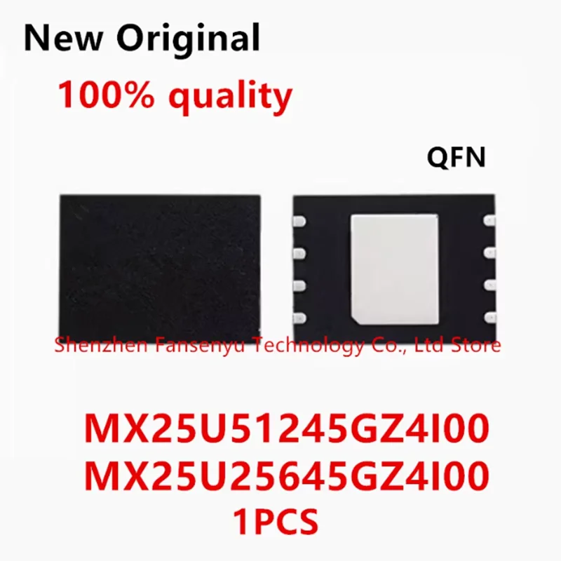 

(1pce)100% New original MX25U25645GZ4I00 32Mb MX25U25645 QFN MX25U51245GZ4I00 64Mb Chipset