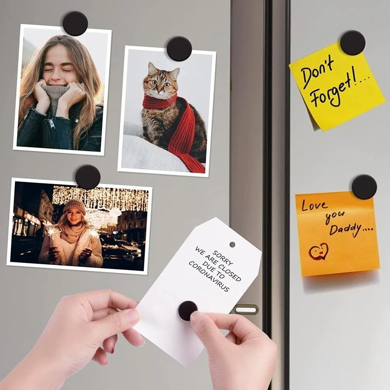 Flexible Adhesive Magnets for Crafts Small Sticky Dots are Alternative to Tape Strip,for DIY Crafts Hobby and Fridge