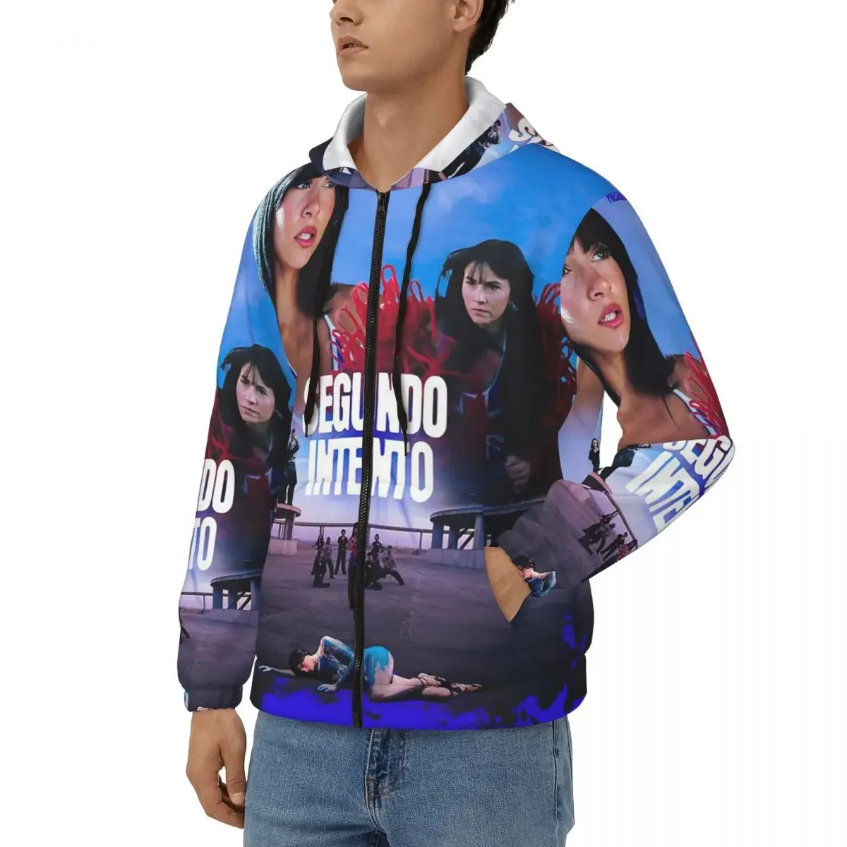 Aitana Ocana Singer cremallera sudaderas con capucha Hip Hop pulóver Otoño Invierno hombres mujeres sudadera camisetas de manga larga