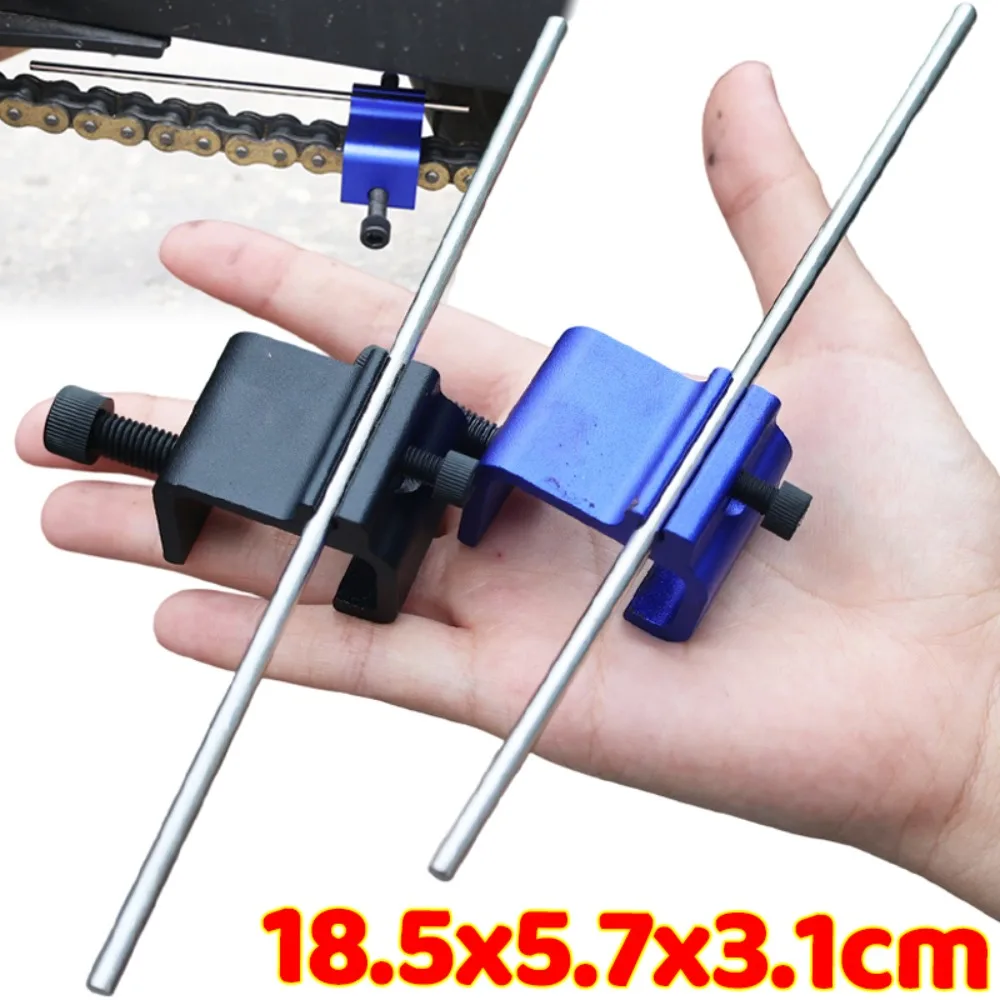

Инструмент для выравнивания цепи, подходит для быстрого точного выравнивания, универсальный инструмент для мотоцикла, квадроцикла, велосипеда, звездочки, спортивного велосипеда, черный/синий
