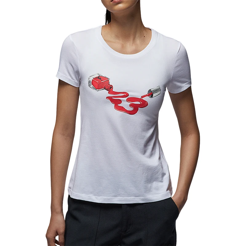 ナイキ 公式正規品 JORDAN レディース ニット スリム ソフト カジュアル 半袖 HJ0143-100