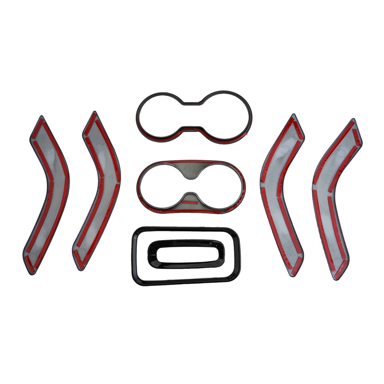 

Car Interior Enhancement Car Interior Decor 18pcs Car Trim Long-lasting Precisely Cut And Measured Convenient Application