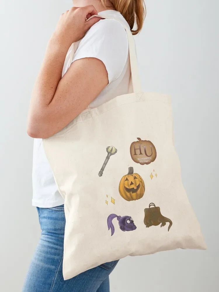

Halloween Stickers Tote Bag tote bag custom Women's shopping bag Handbags luxury women