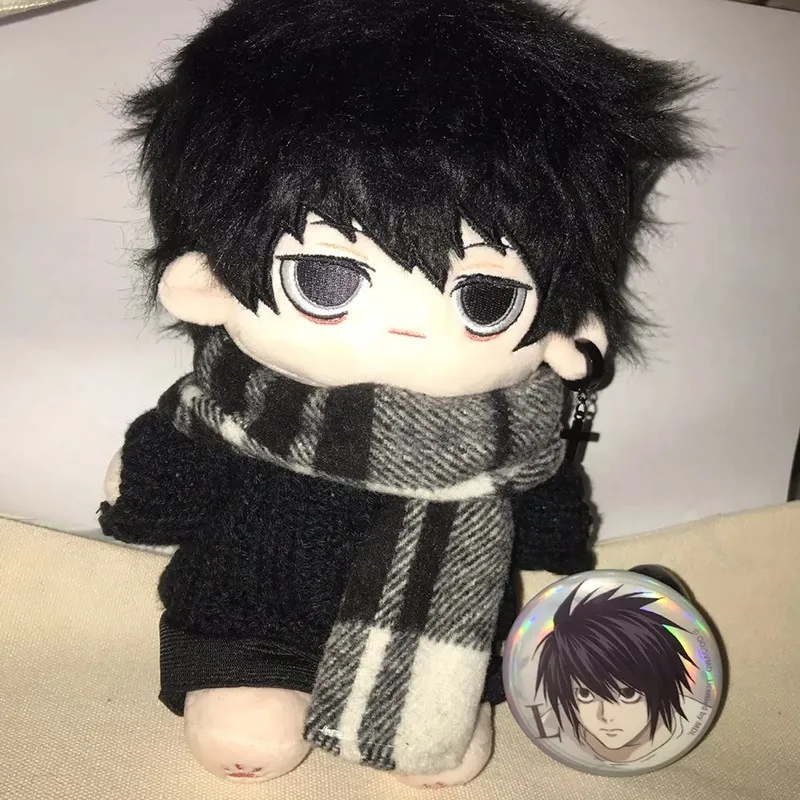 L Lawliet-Marionnette à habiller en coton pour enfants et adultes, jouets en peluche Kawaii, cadeaux à collectionner, anime COS Death Note: Rewrite