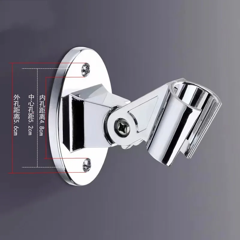 

Shower Holder Fixed Base Universal 360° Adjustable Wall Mounted Shower Head Bracket Base Bathroom Accessories