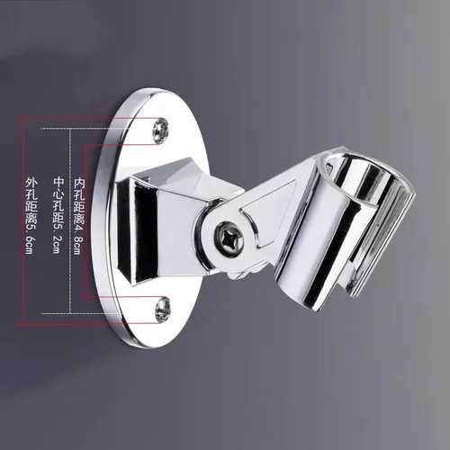 Soporte de Ducha Base Fja Universal 360 ° Accesorios de baño con base de soporte para cabezal de ducha montado en la pared ajustable