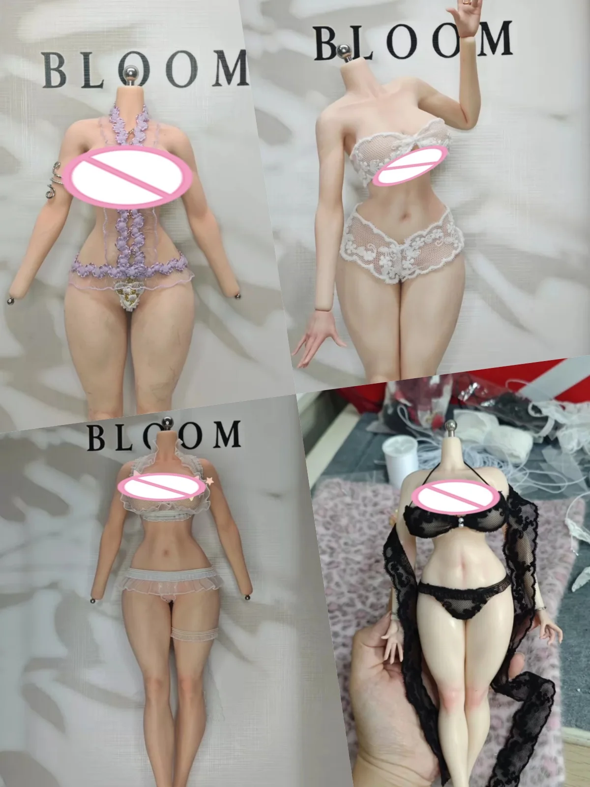 【30days Made】1/6 Scale Female Soldier Handmade Clothing Lace Mesh Underwear Split Bikini Lace Shawl Fit 12''Action Figure Toys