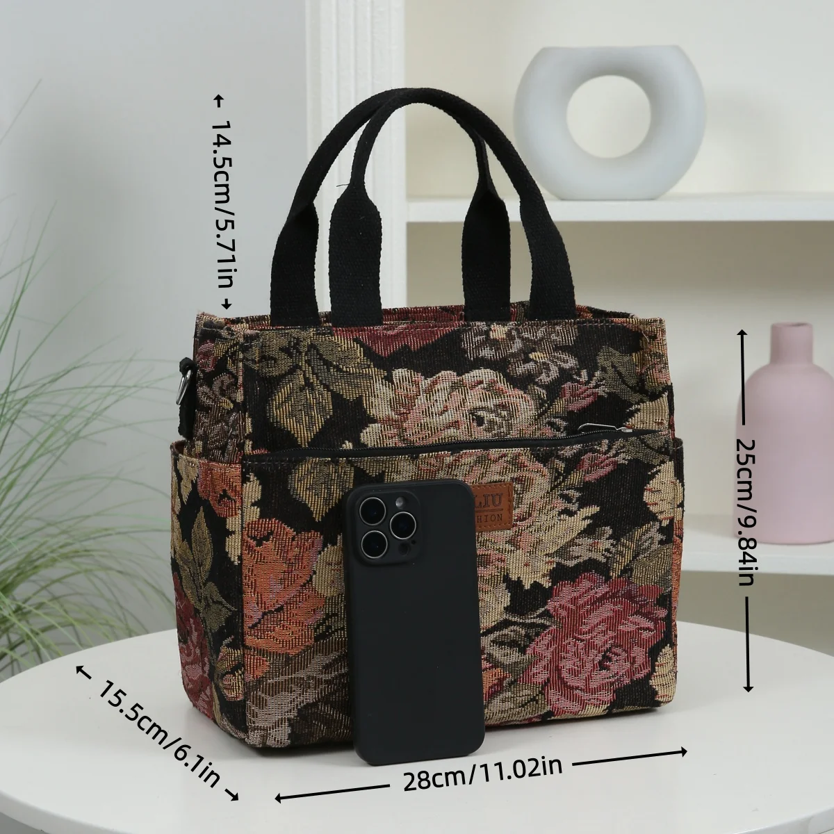Large-capacity Thick Fabric, Single-shoulder Crossbody Tote Bag, Shopping Bag, Miscellaneous Bag, Handbag, Carry Bag, Tote Bag