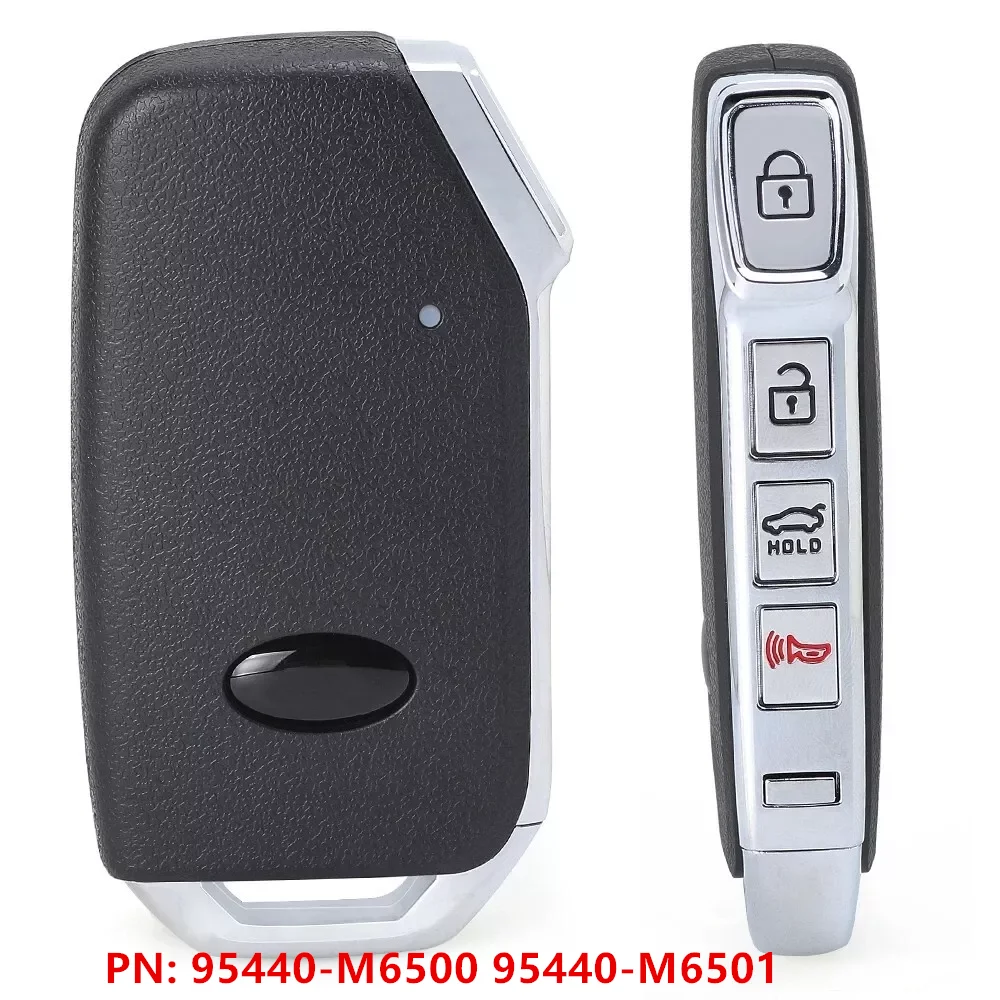 KEYECU Replacement Smart Proximity Remote Key FOB 433MHz 8A for KIA CERATO 2019-2021 4B 95440-M6501 M6500 OR 95440-M7100 3B