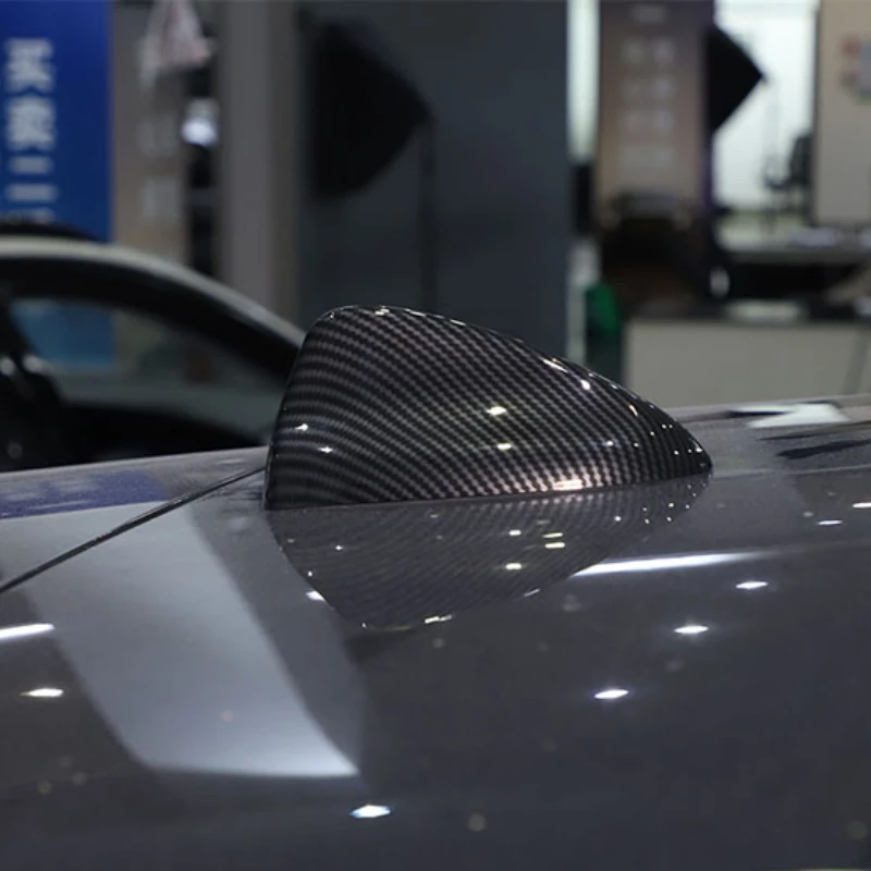 

Gao Ruying For Alfa Romeo Giulia Stelvio 2017-2020 ABS Car Car Roof Shark Fin Antenna Cover Trim Sticker Car Accessories