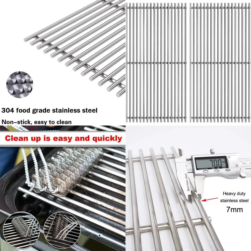 

Weber Genesis II & II LX 300 Series 18.75 2-Pack Stainless Steel Cooking Grates for 2017-2019 Models