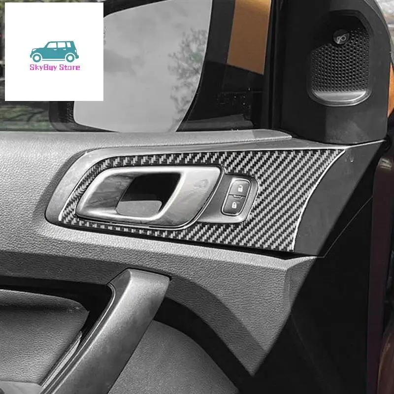 

Для Ford Ranger 2019-2022 дверная внутренняя ручка панель крышка украшения автомобиля наклейка