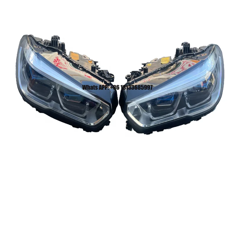 

New High Quality X5 Series G05 Front Left and Right LED Headlights Steering Auxiliary Headlights Dynamic Blue Eyes for BMW
