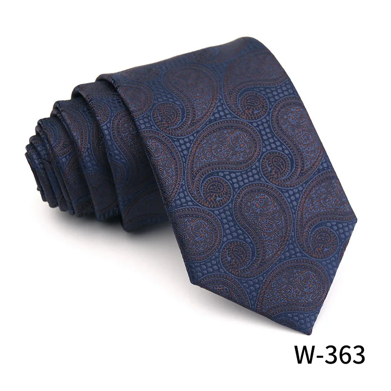 Dark Blue Black Ties For Mens Luxury Shirt Collar Necktie Paisley Floral Slim Tie Business Suit Accessories Man Wedding Cravate